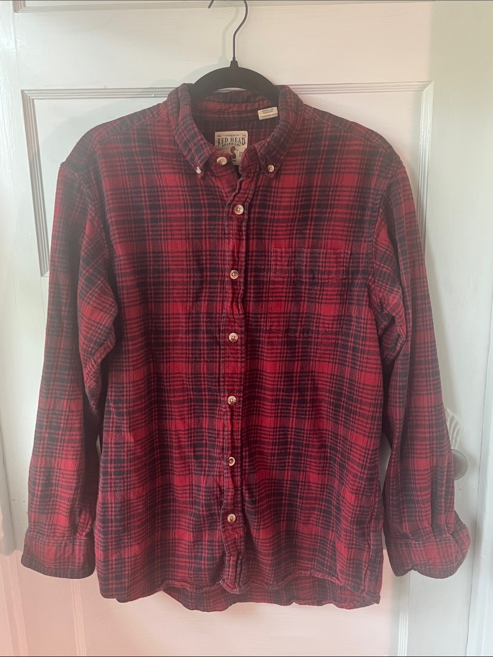 Red Head Button Down